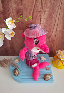 عروسک دلفین صورتی مارک Teddies